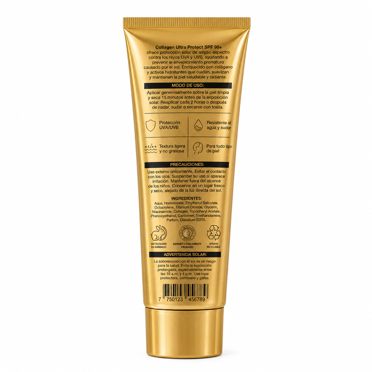 Protector Solar Collagen con color
